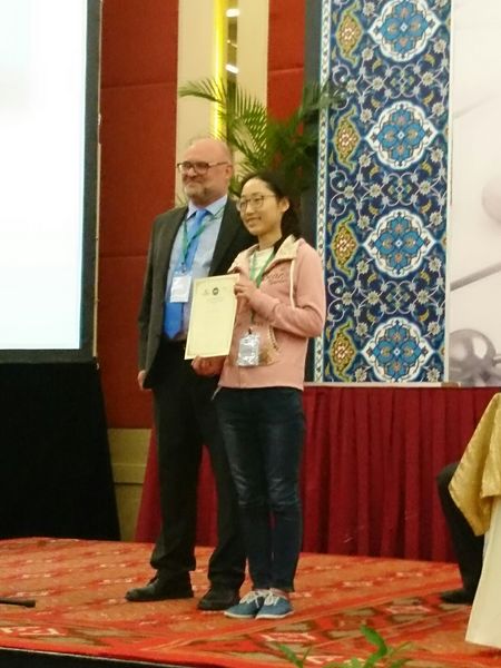 Prize for Dr. Xiaoqiu Dou